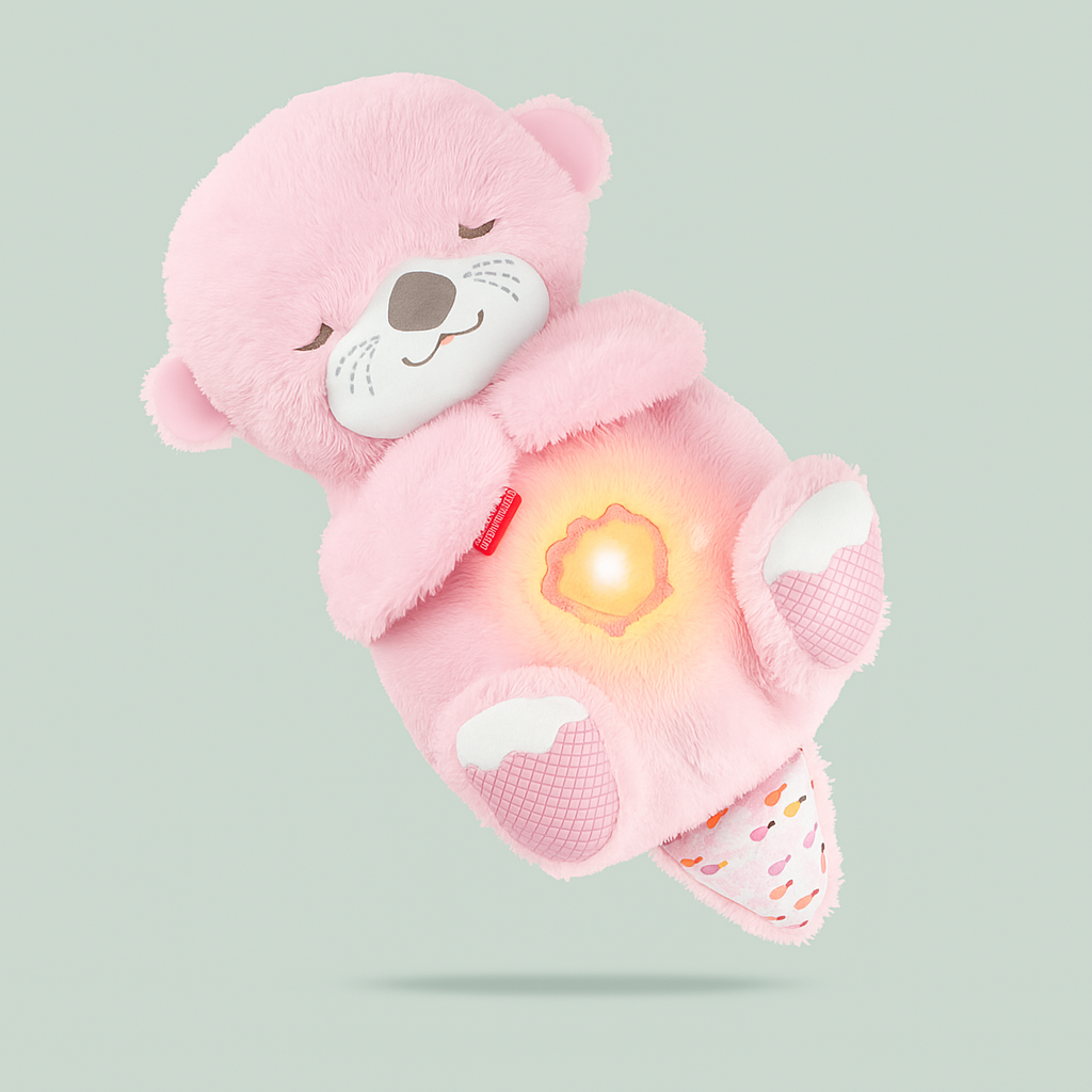 101 Loutre Câlins Bonne Nuit, peluche musicale apaisante avec lumière et respiration pour bébé – Image 1