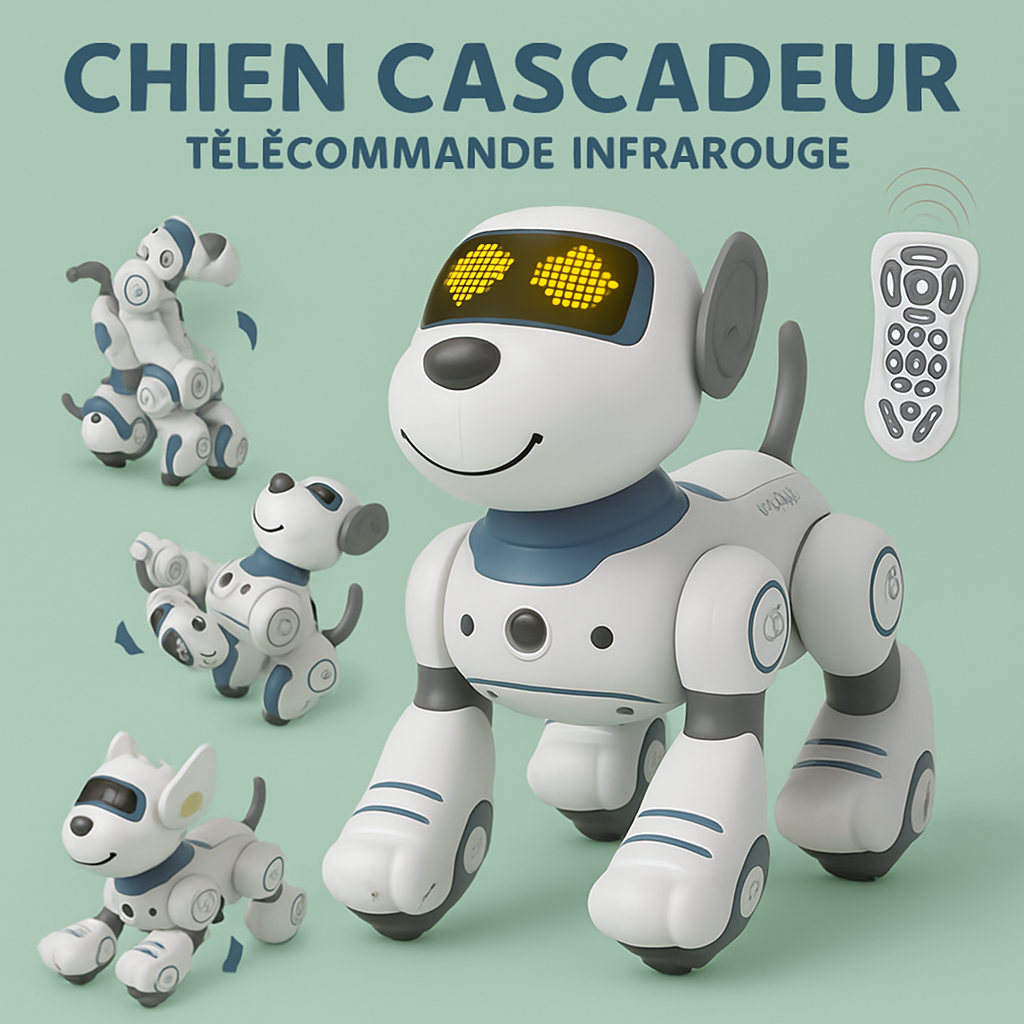 81 Chien robot intelligent interactif – Jouet programmable télécommandé – Image 1