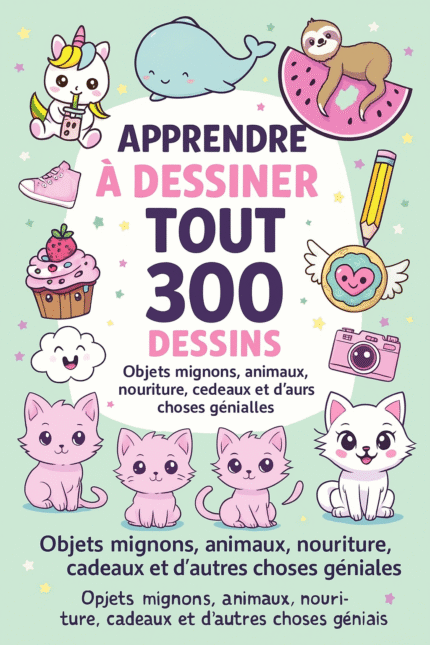 Guide de Dessin pour Enfants – 300 Idées Créatives