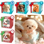 New Cute Plush Robot Puppy Interactive Walking Simulated Puppy Barking Tail Wagging Puppy Plush Toy Chilren(Without Battery)